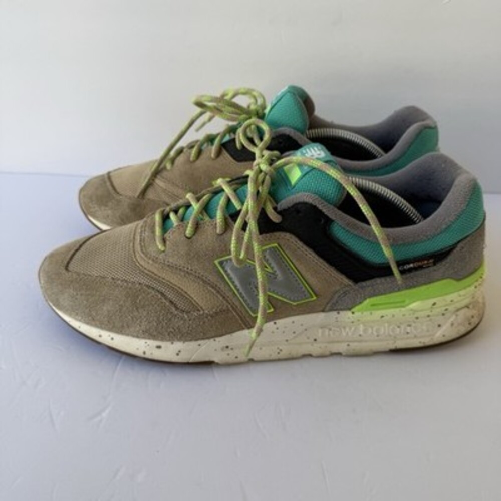 New Balance 997H Cordura Mens Size 11.5 Beige Green Lifestyle Sneakers CM997HJO